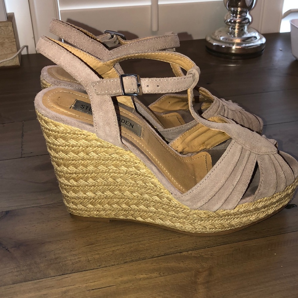 Steve Madden espadrille wedges 7